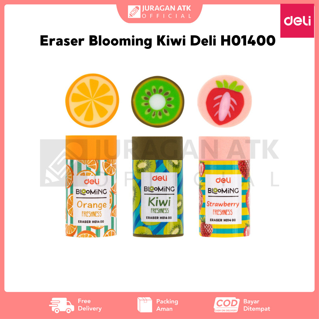 

Eraser Blooming Kiwi Deli H01400 Penghapus Kiwi Deli H01400