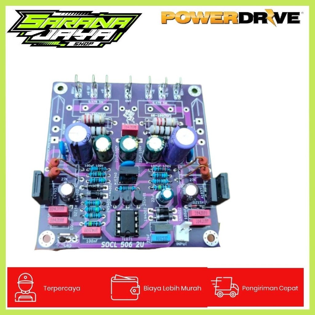 Kit Driver Socl 506 Dobel layer Spek Balap Gleer[belum tef)