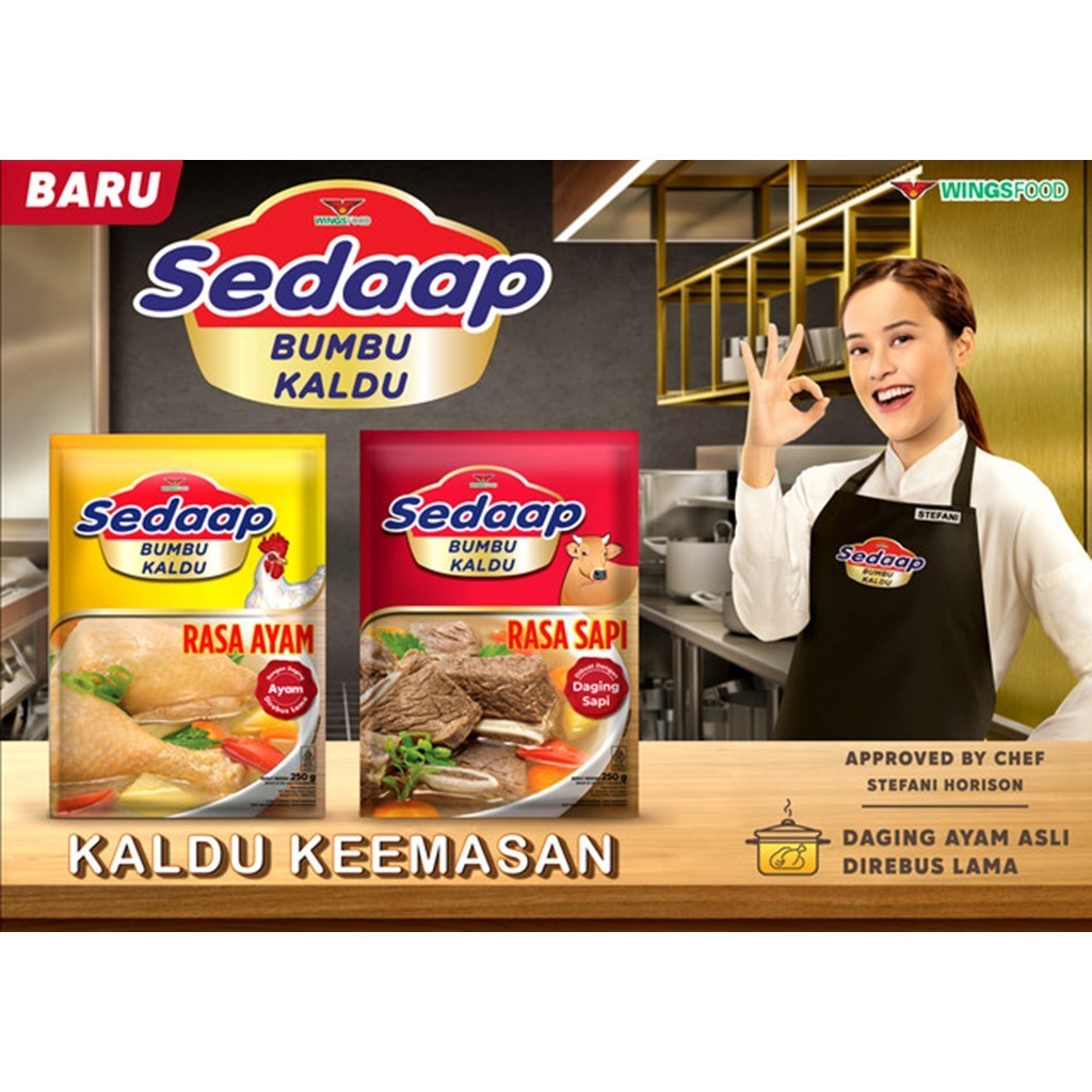 Sedaap Bumbu Kaldu Sapi 100 gr x3