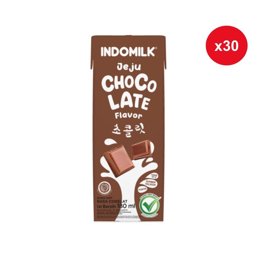 

Indomilk Jeju Chocolate UHT 180ml x 30