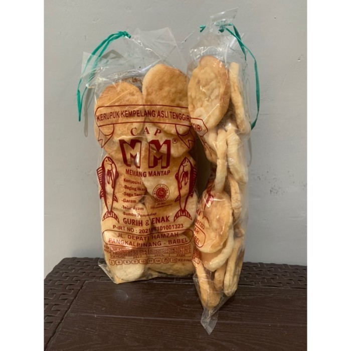 

Kerupuk Kemplang Panggang Cap MM Besar Asli Bangka Favorit Oleh Oleh