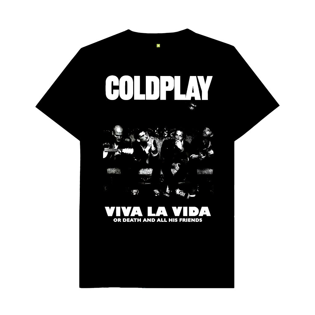 BAJU BAND COLDPLAY VIVA LA VIDA