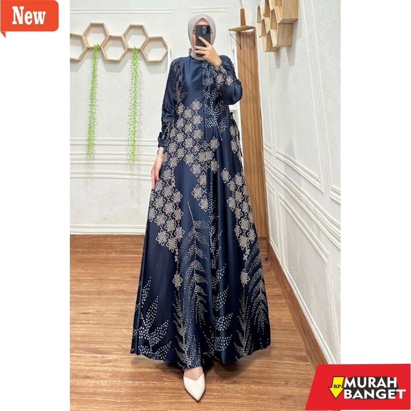 Gamis wanita untuk lebaran- Gamis Amora Dress / Gamis Silk Premium / Gamis Pesta / Gamis Jumbo / Gam