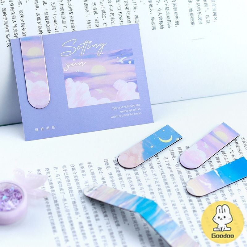 

stiker Lukisan Minyak Kreatif Bookmark Magnetik Souvenir Hadiah Pelajar - GOOD