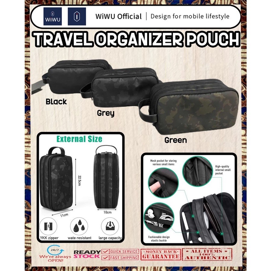 WIWU TRAVEL ORGANIZER Pouch Storage Bag Water resistant