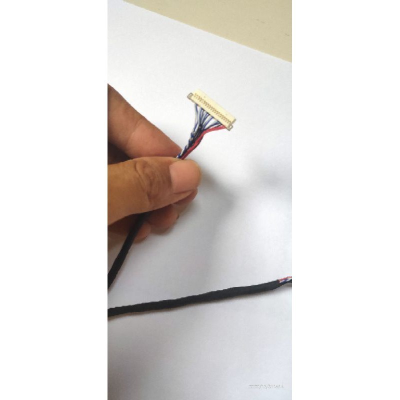 Kabel LVDS DF19 20PIN bisa custom s620pin Single Channel 6Bit 8Bit