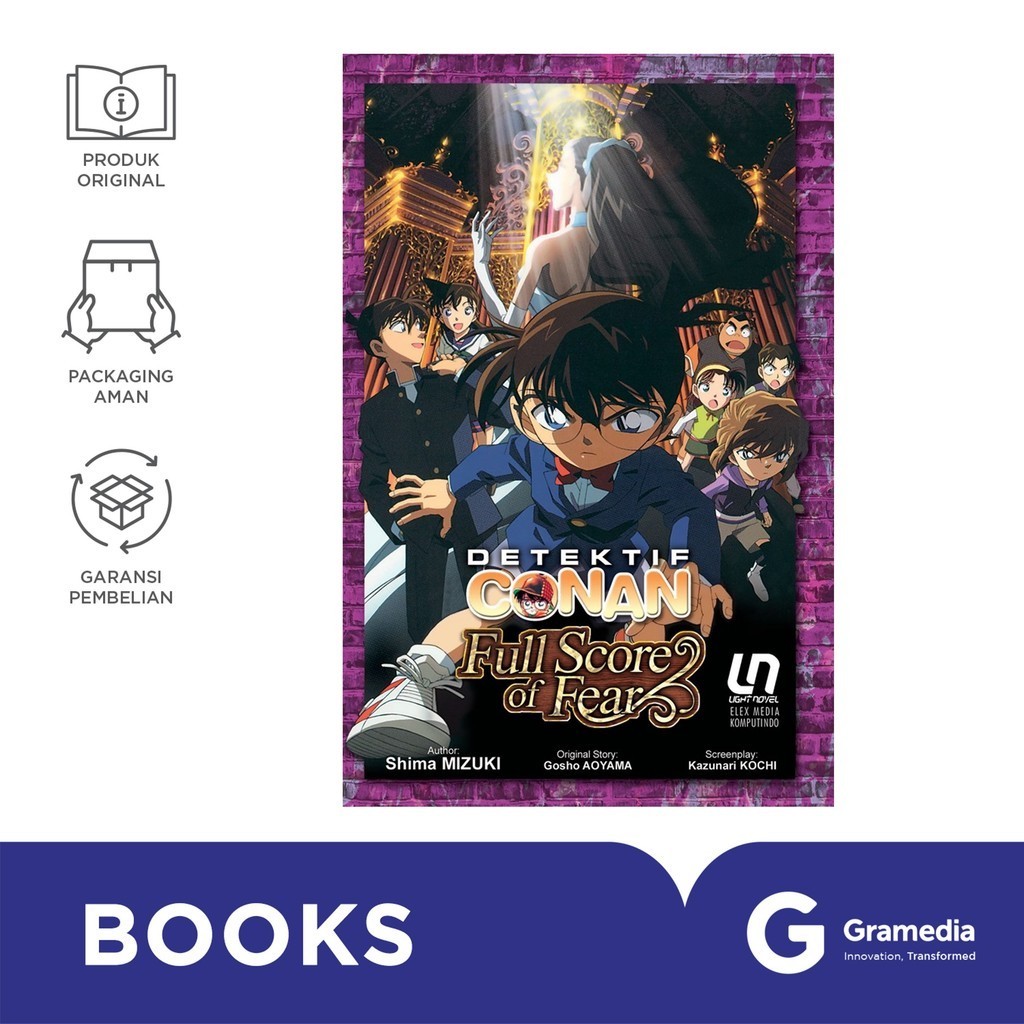 Komik Light Novel Detektif Conan: Full Score of Fear