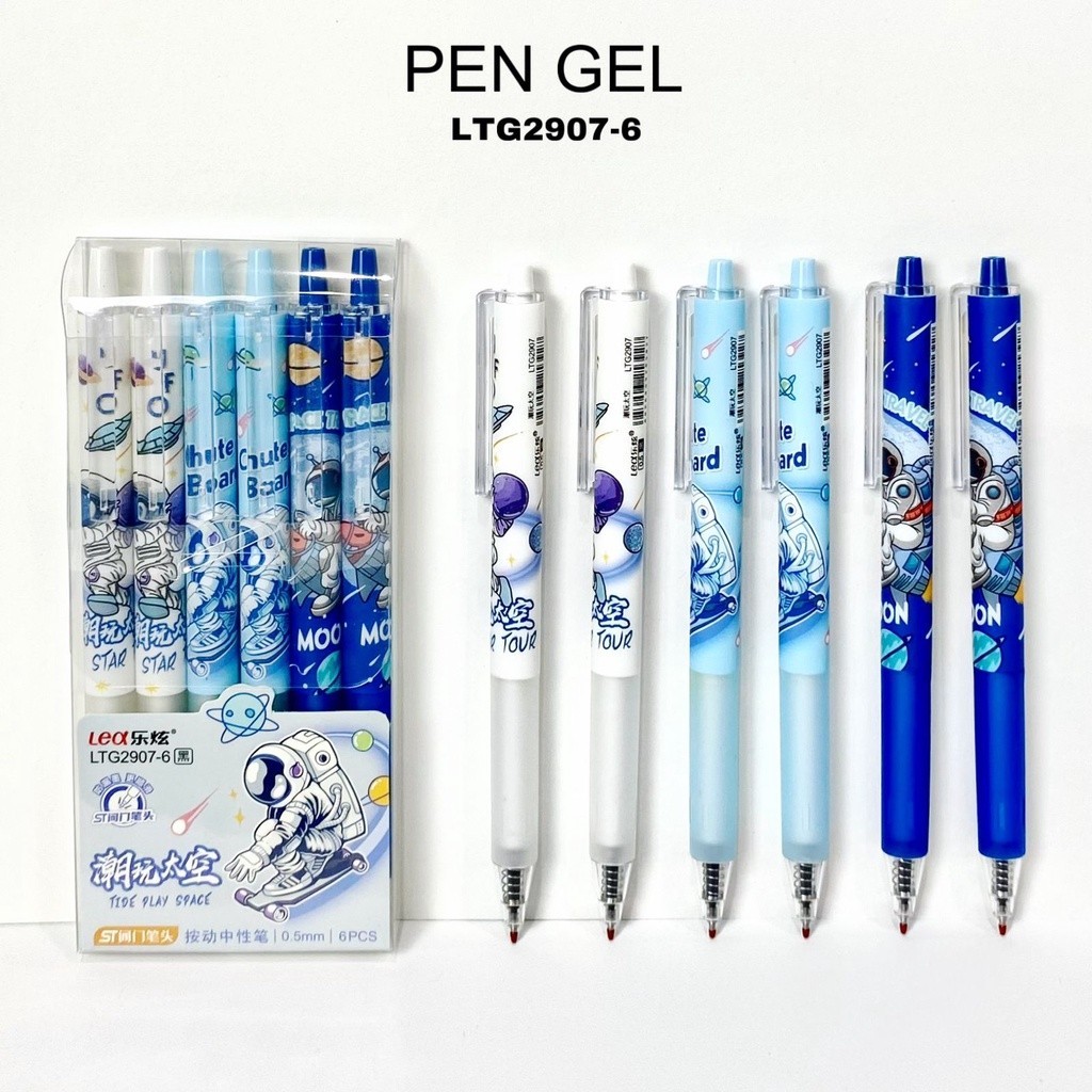 

HD Pulpen Jel Cetek 0.5 Motif / Pulpen / Bolpoin Gel 1 Set Isi 6