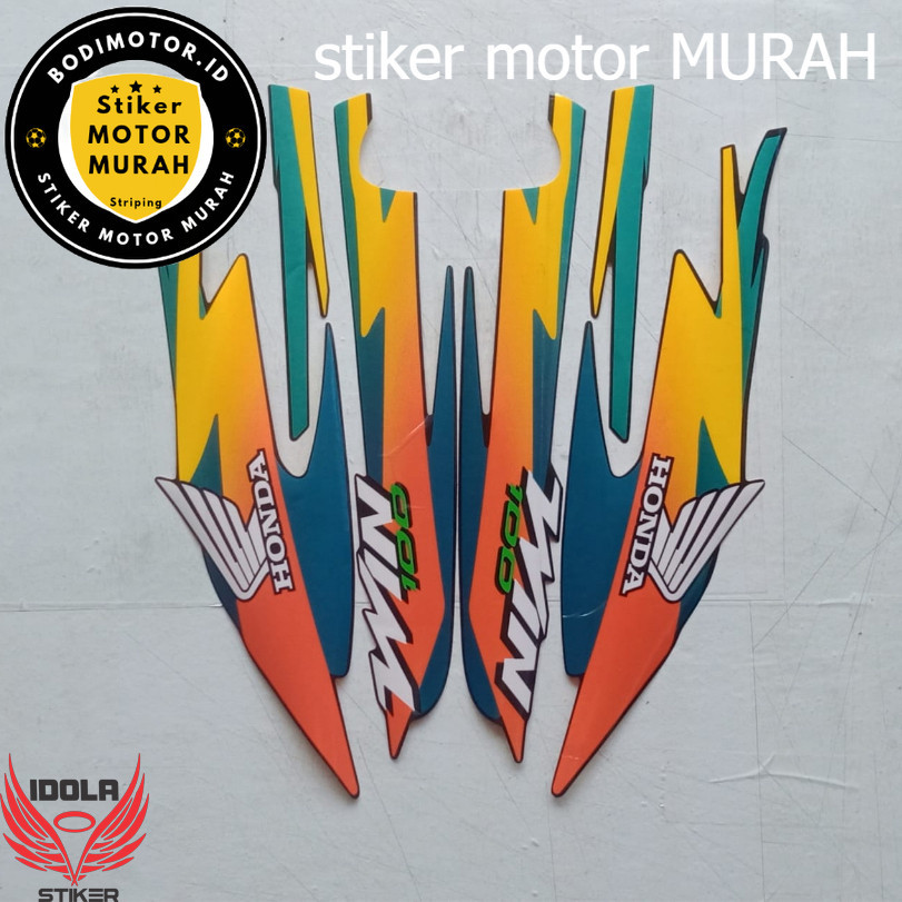 Stiker Striping Honda Win 100 2001 - List Stiker Standar WIN 100 2001 - Striping Standar WIN 100 200