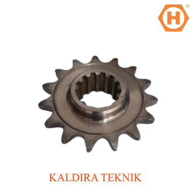 PROMO CUCI GUDANG - Sproket 15T Traktor Rotary KUBOTA K-75 Sparepart OEM Kubota