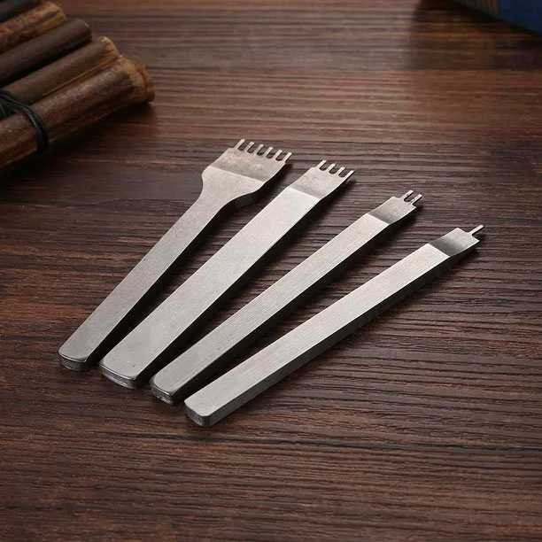 

‼️OBRAL BISA COD INSTANT‼️Alat DIY Kulit Leathercraft Hole Punches Stitching Tool 1+2+4+6 Prong‼️COD‼️