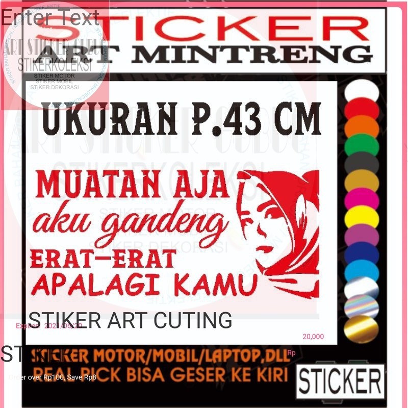 

sticker cutings#stickerpicup#gaidsberhijab#stickermobil dll