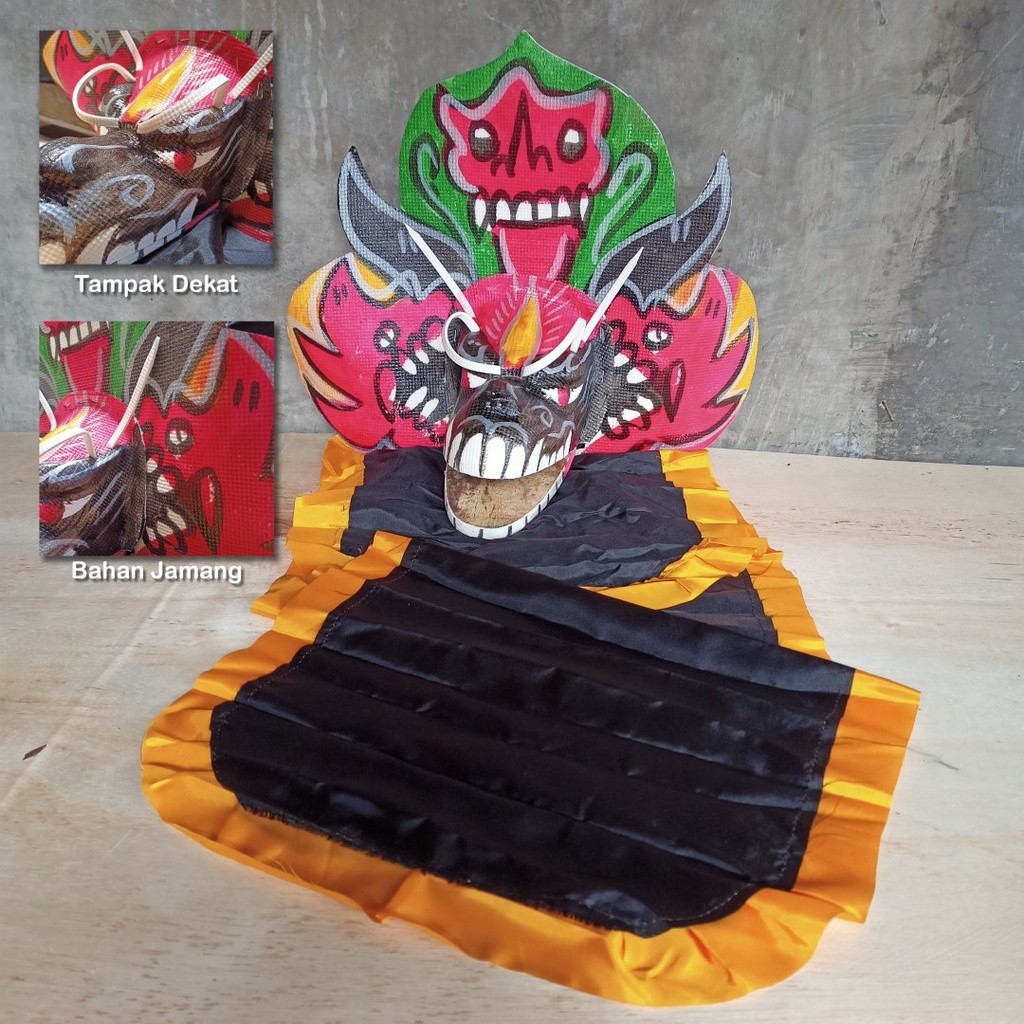 Barongan Black Devil | Barongan Hitam | Barongan Mainan Anak | Mainan Anak | Barongan Spons