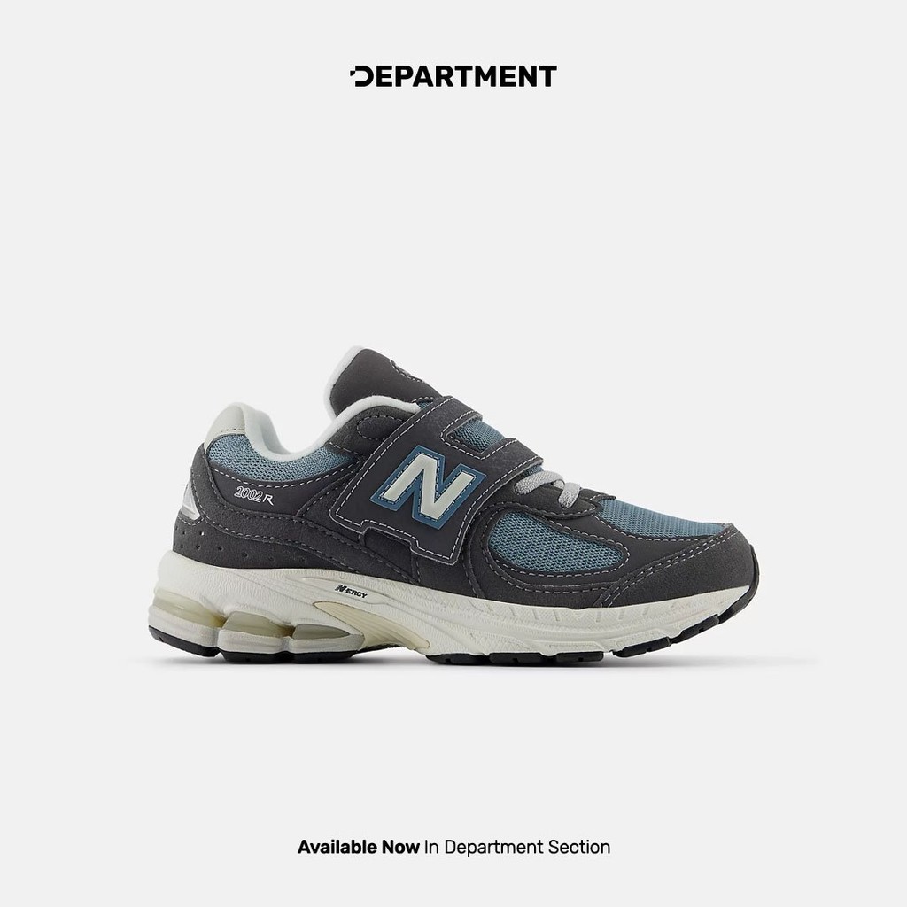 Sepatu Sneakers Anak NEW BALANCE 2002R HOOK & LOOP LITTLE KID WIDE "MAGNET LEAD" PV2002FB ORIGINAL