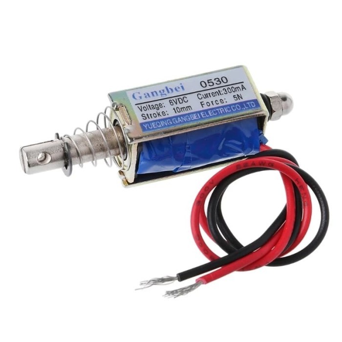 Solenoid Selenoid Electromagnetic Actuator JF-0530B Mini 6V 12V 1A Push Pull