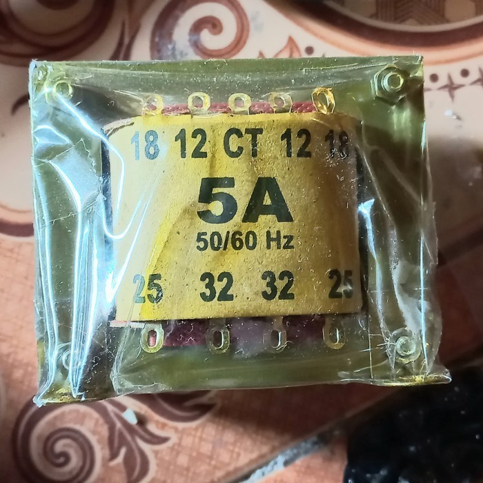 trafo 5a kecil CT 32V 32 V VAC 5 A Kotak amper ampere travo Fajar Fajar elektro 2