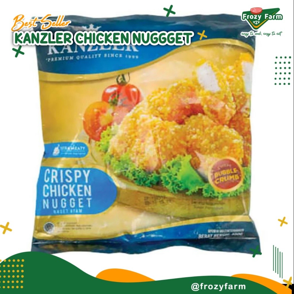 

Kanzler Crispy Chicken Nugget Bubble Crumbs 450 Gram