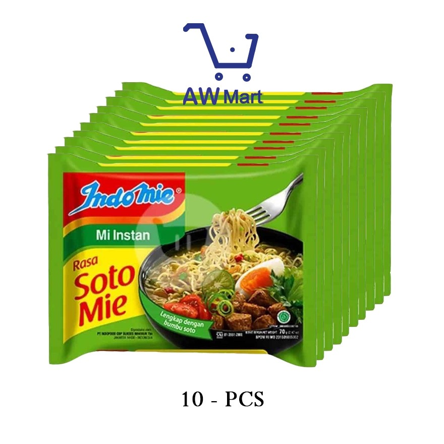 

10 PCS - INDOMIE KUAH SOTO