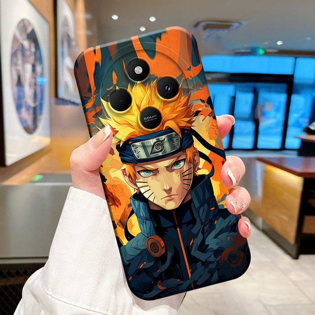 SOFTCASE REDMI 14c 4G 2024 13c 12c A3 9c 9a 10c 10a Poco c40 c65 TERBARU Motif Anime Naruto Kakashi 