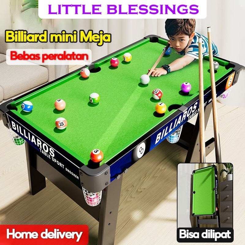 【Bahan yang menebal】Billiard mini Meja billiard Mainan biliar anak -anak mini Meja Billiard Mini【122
