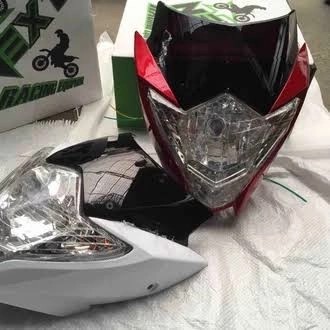 Kedok kepala satria Fu 2014 2015 / Batok Lampu Depan Satria Fu Facelif - Putih