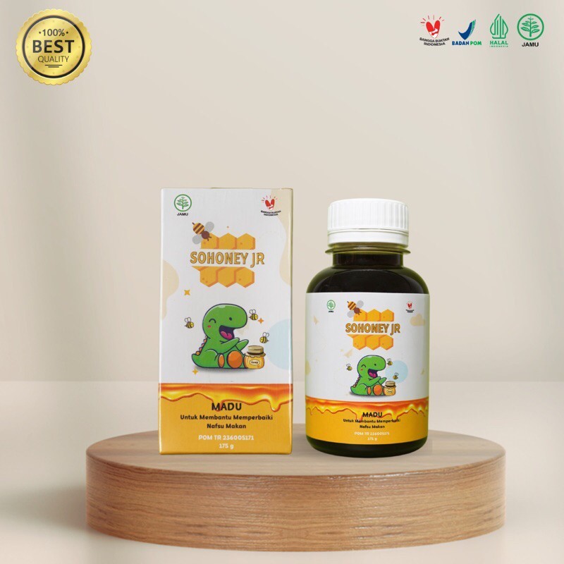 

Sohoney Jr - Multivitamin Penambah Nafsu Makan Anak Tanpa Efek Samping