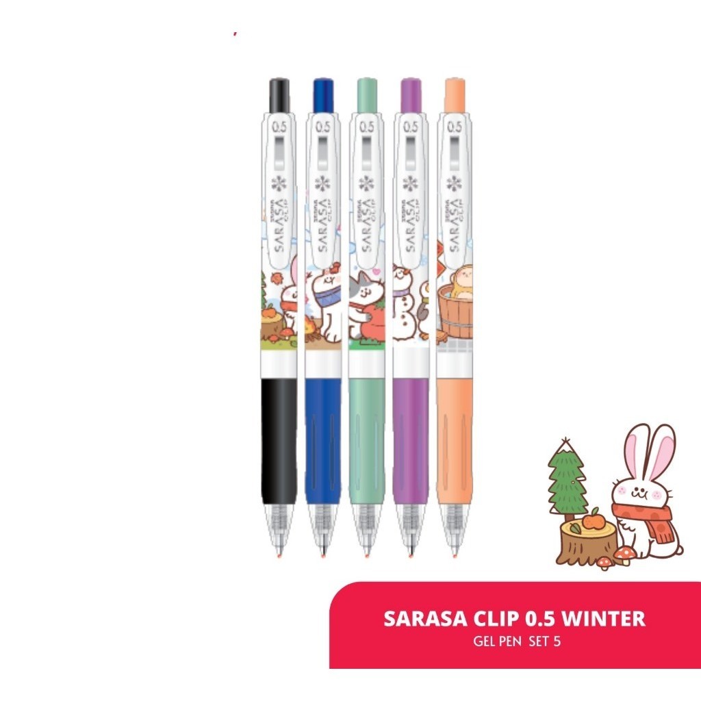 

BOLPEN ZEBRA SARASA CLIP 0.5 WINTER ANIMAL