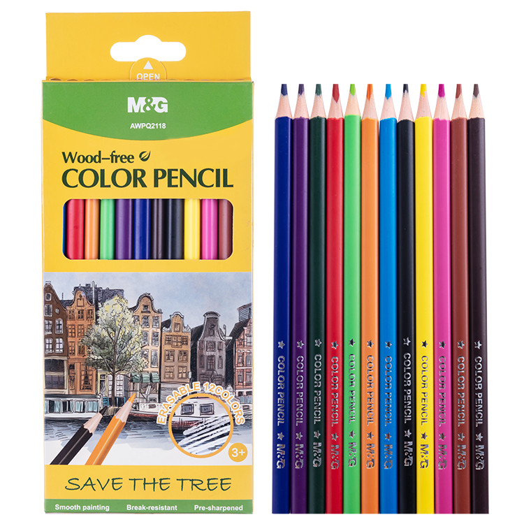 

M&G Colour Pencil 12C AWPQ2118 - 24C AWPQ2119 - Pensil Warna M&G 12 Warna - 24 Warna