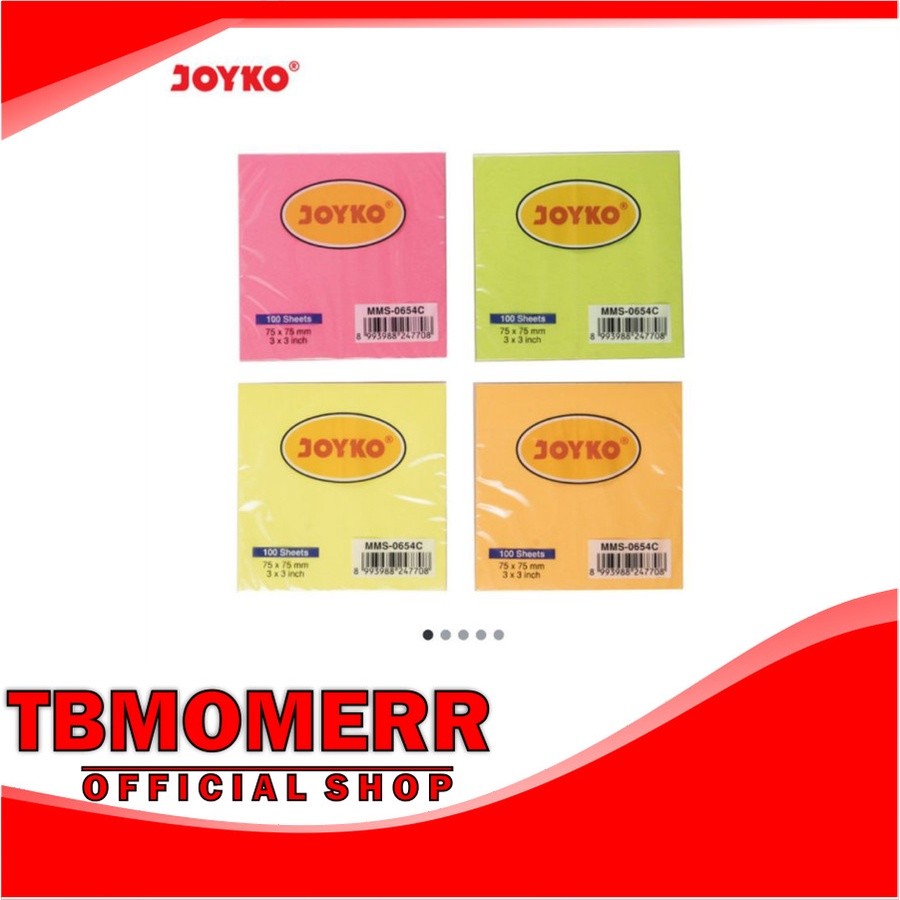 

MEMO STICK / NOTES TEMPEL / KERTAS MEMO / MEMO TEMPEL JOYKO MMS-0654C