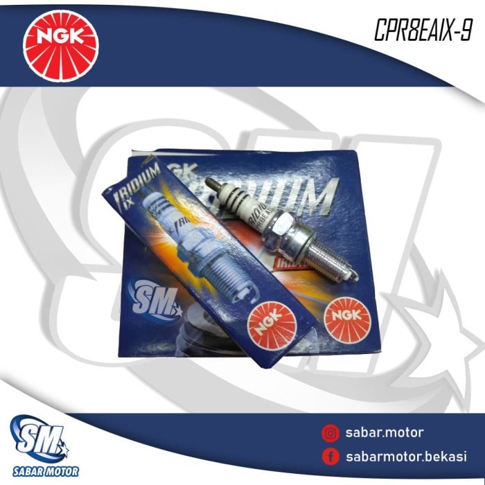 Busi NGK iridium racing CPR8EAIX -9 Busi iridium Nmax / Aerox 155