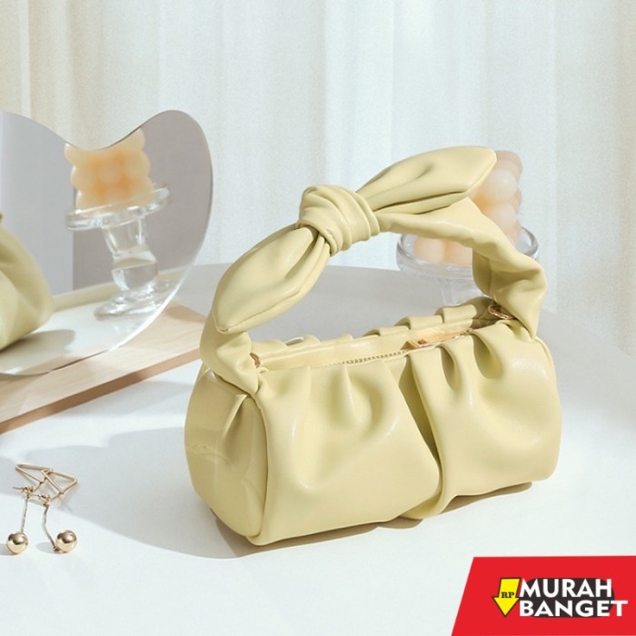 tas selempang wanita simple elegan Tas Pesta Selempang Kulit Wanita Dompet Hp Cewek Kecil Rantai Min