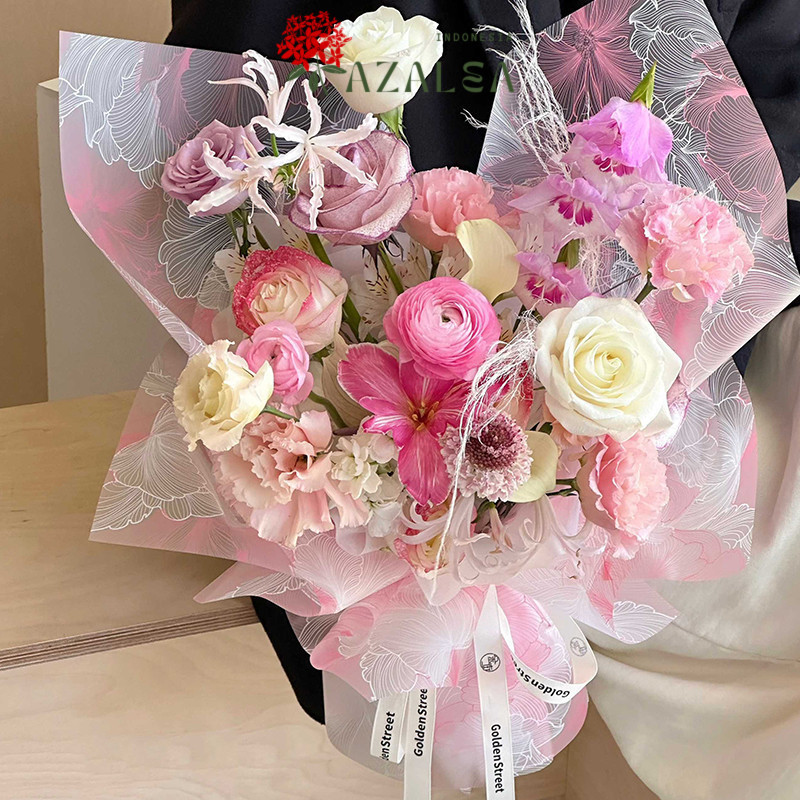 

AZALEA - FL46 NOSA Kertas Bunga Paper Buket Motif Cellophane