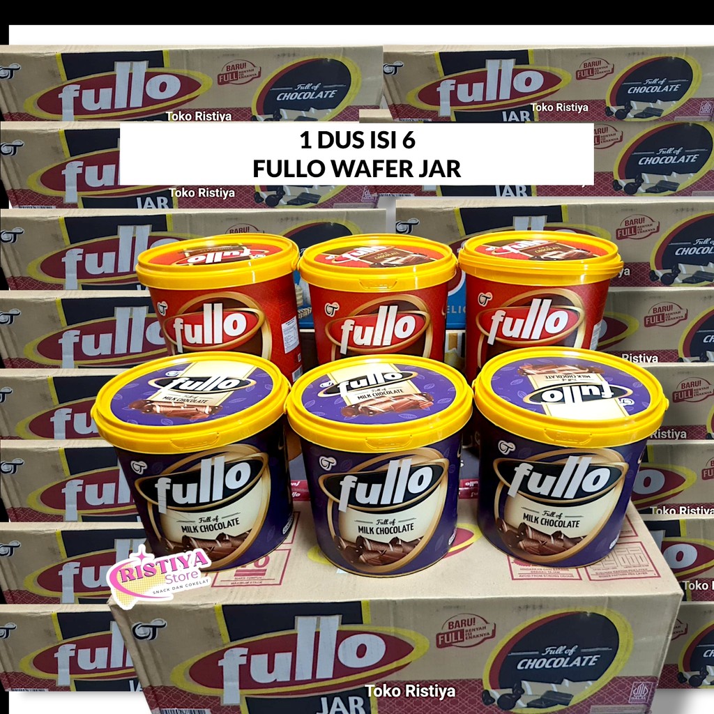 

Fullo Wafer Cokelat Stik Kemasan JAR 1 DUS