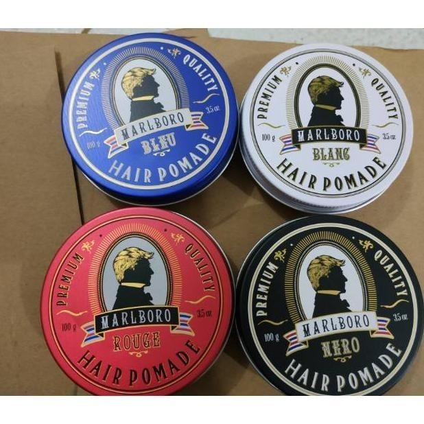 (KEDAI) Terbaru Minyak Rambut Cowok #Marlboro Pomade Premium Kaleng 100Gr