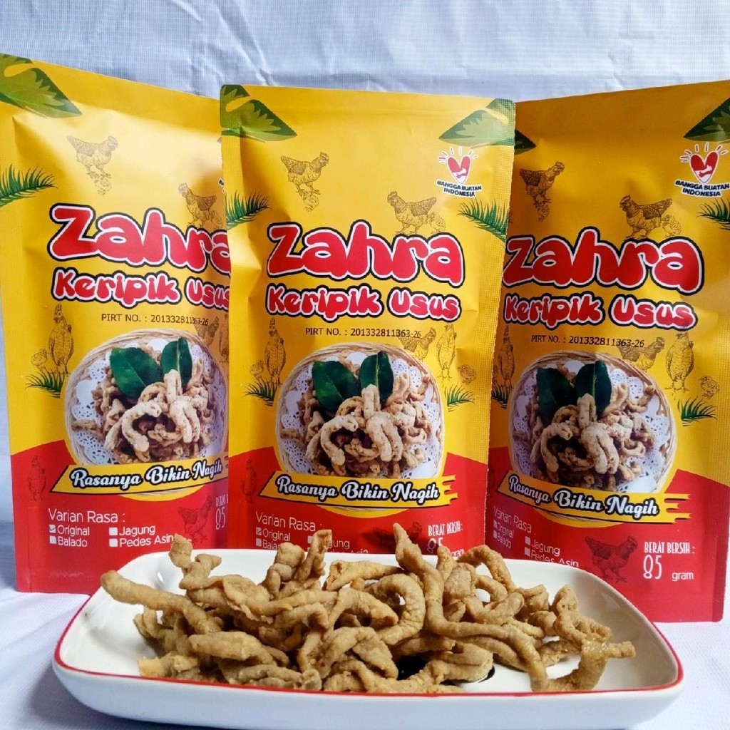 

keripik usus gurih renyah enak