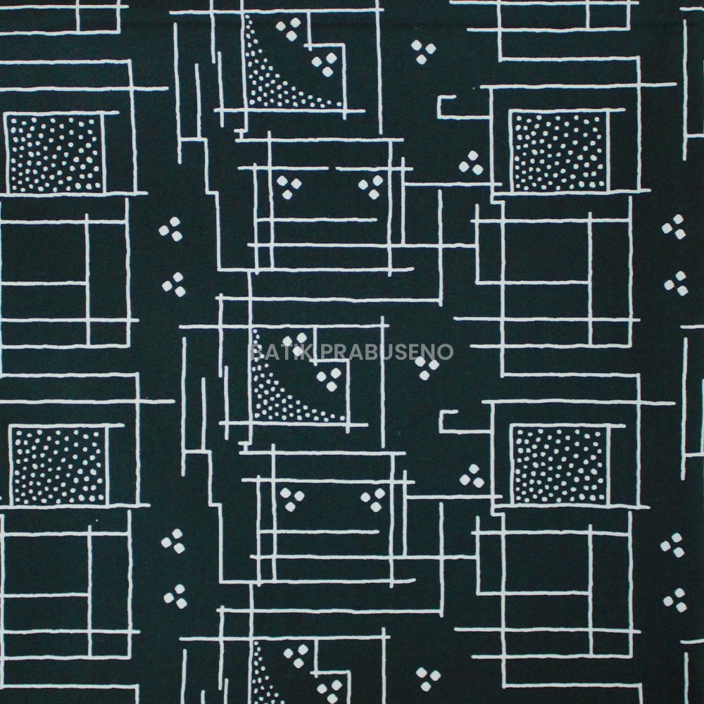 Batik Prabuseno Kain Batik Print  Sketsa Ijo Botol Seri Kalanata Meteran Premium  Kekinian Aesthetic