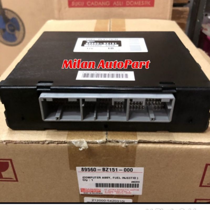 ECU Computer Avanza Xenia 1.3 1300cc VVTI 89560-BZ151 BZ151 2006 2007 2008 2009 2010 2011 ORIGINAL A