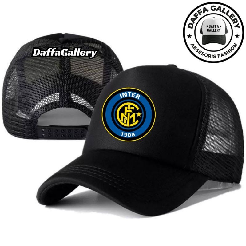 Daffaa Gallery Topi Trucker INTER MILAN - Topi Distro INTER MILAN Logo - Topi INTER MILAN Premium - 