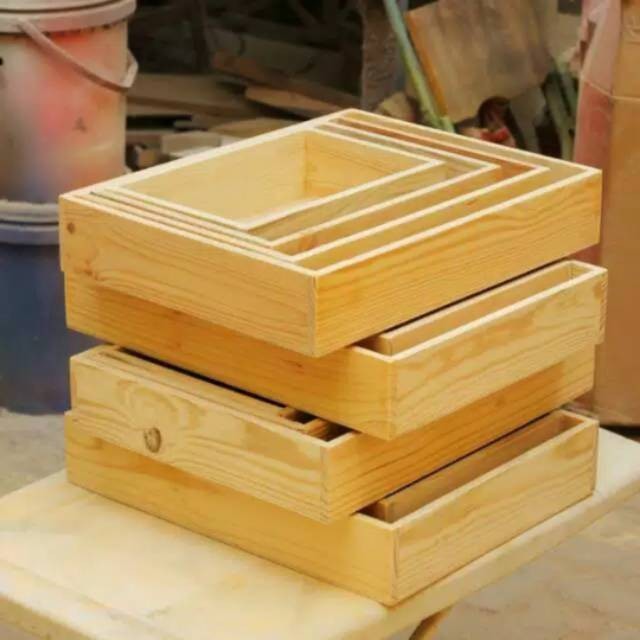 Kotak Hantaran / Seserahan / Nampan Kayu