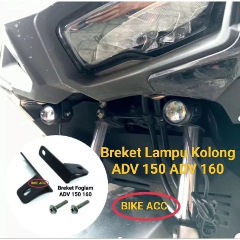Breket Lampu Foglamp ADV 160 ADV 150 Breket Dudukan Lampu Tembak ADV 160 ADV 150