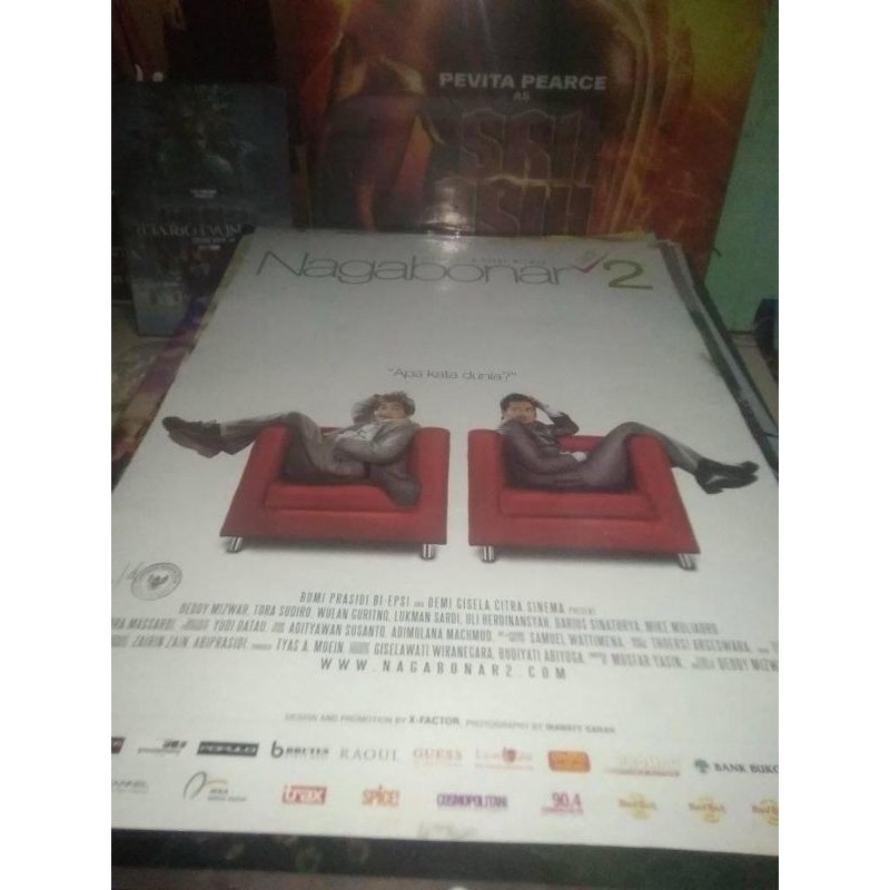 Original Poster Film Bioskop Nagabonar Jadi 2 Official One Sheet