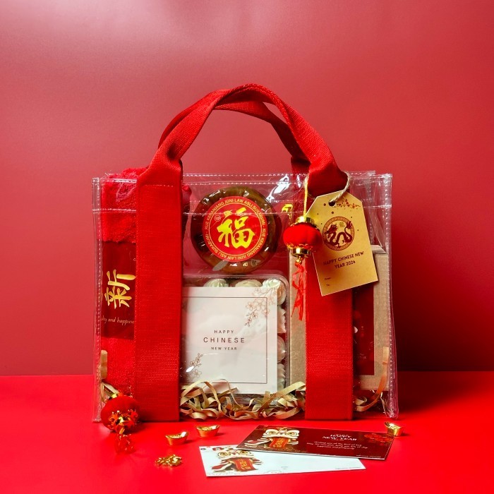 

Box Hampers Imlek // Chinese New Year Hampers CNY - Tassel A SLK