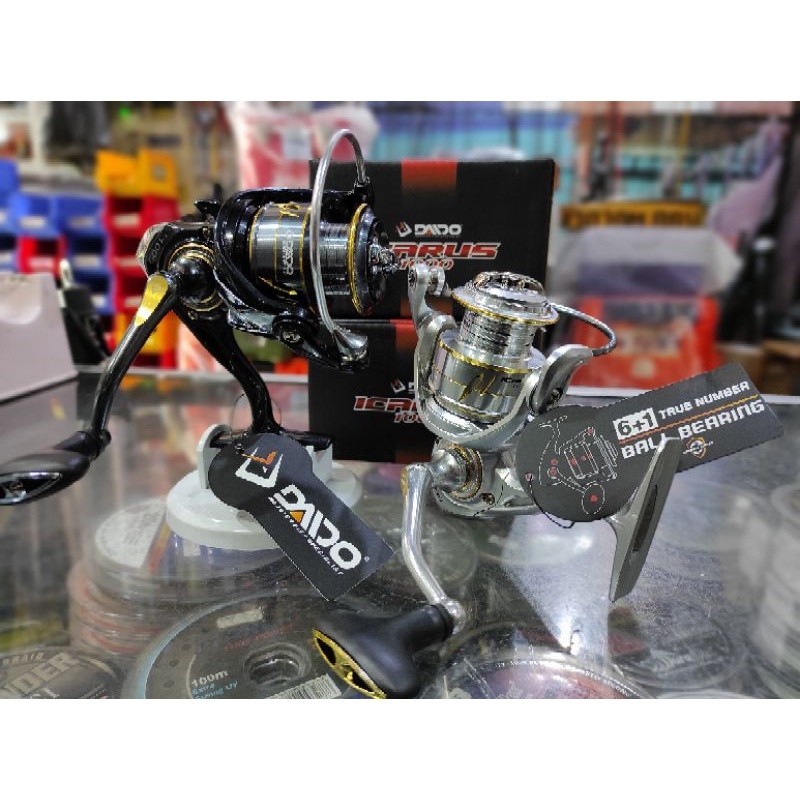 Reel Daido Icarus Series 1000 2000 3000 4000 6000 Power Handle Graphite Bod