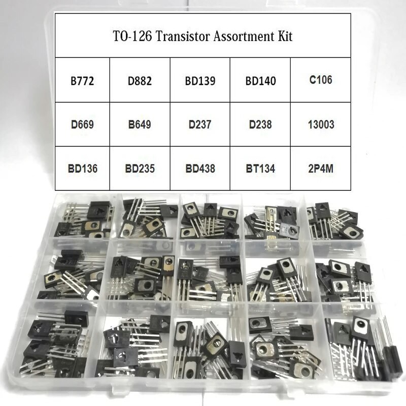 150PCS paket Transistor B772 D882 BD139 BD140 C106 D669 B649 D237 D238 13003 BD235 136 BD438 BT134 2
