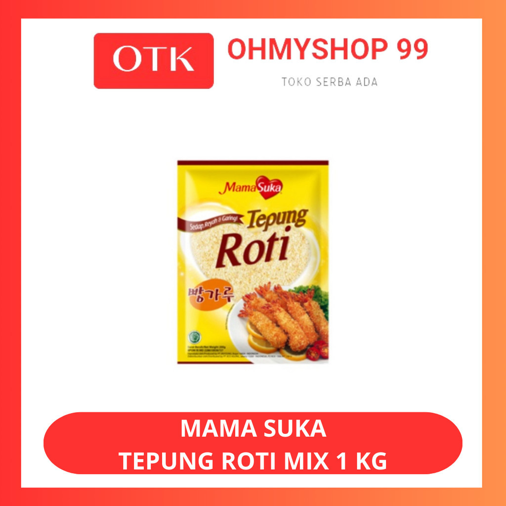 

MAMASUKA Tepung Roti Mix Breadcrumps Tepung Panir 1kg