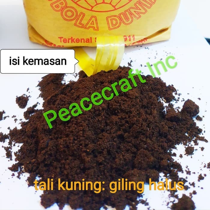 

[GILING HALUS KLASIK/ORI] KOPI SINAR BARU CAP BOLA DUNIA [250 Gram] BANDAR LAMPUNG