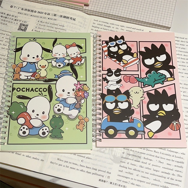 

JB - (60 Lembar) Buku Tulis Sanrio Catatan Notebook A5 Spiral Coil Journal Sekolah Kantor STY7039