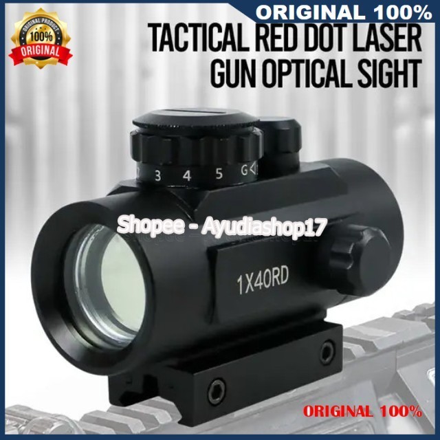 Bushnell Red Dot Teleskop Bushnell Lensa Target Red Dot Kaca Jernih Tahan Getar 100% ASLI