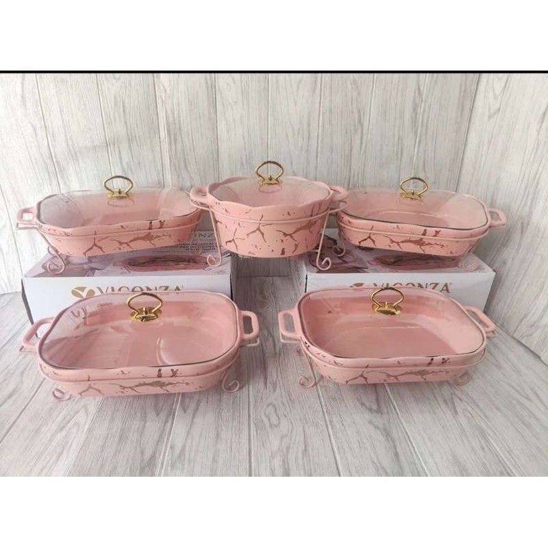 Prasmanan Vicenza Keramik Marbel Set 5 Buah