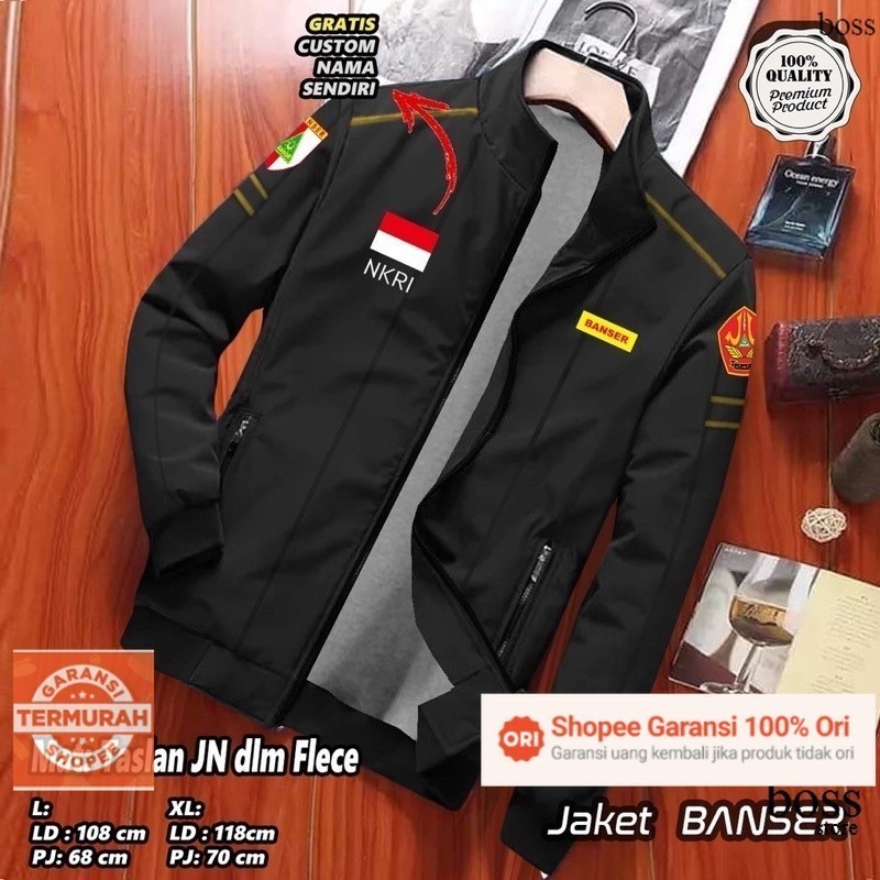 Jaket Banser Nahdlatul Ulama NU Terbaru Keren Bahan Tebal JAKET CUSTOM SABLON